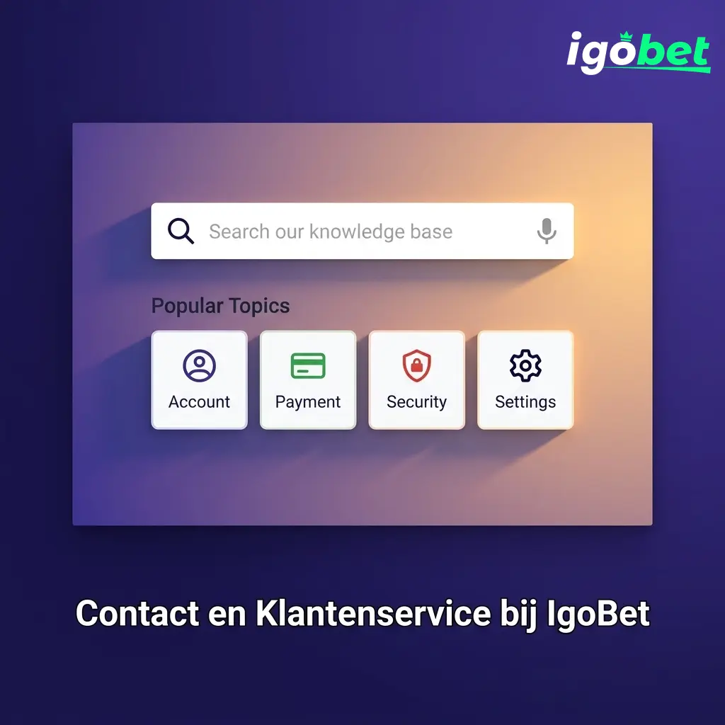 IgoBet klantenservice 24/7 beschikbaar via live chat en e-mail voor Nederlandse spelers