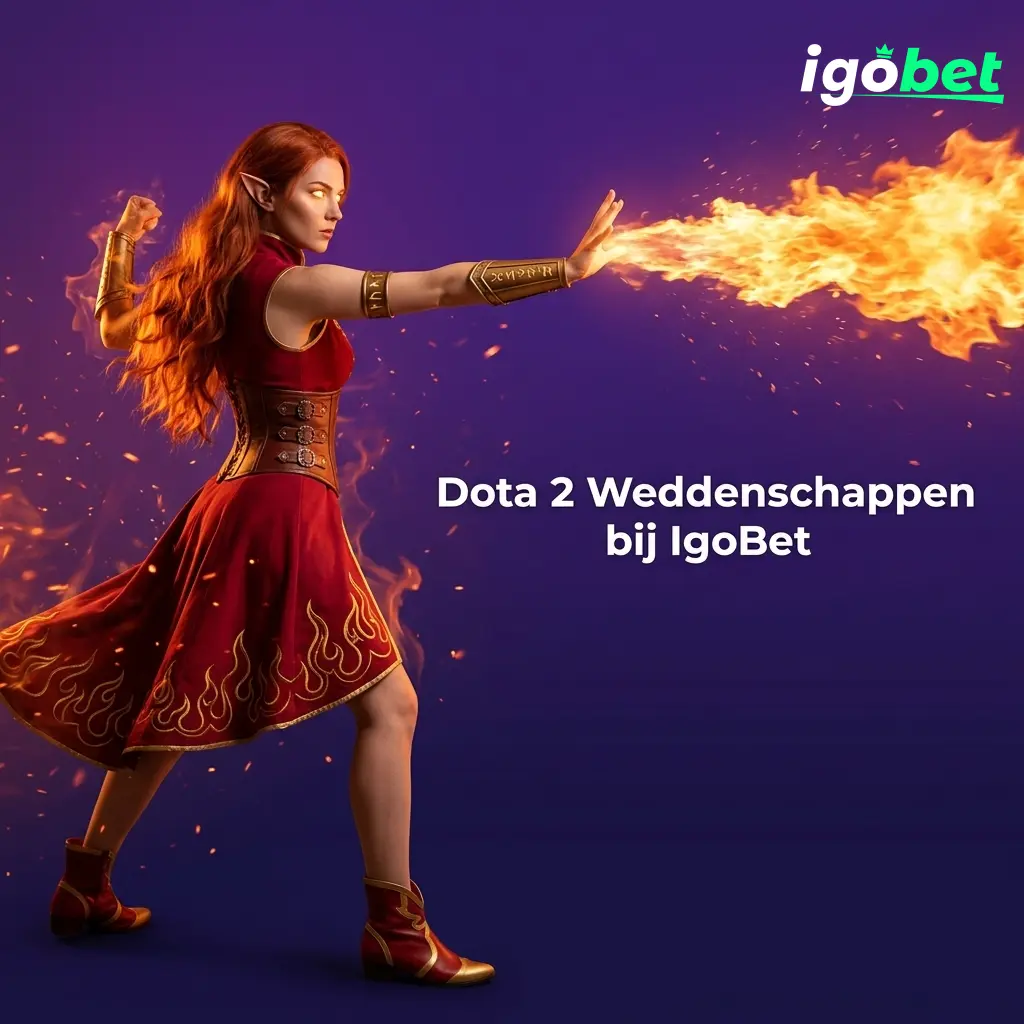 Dota 2 weddenschappen bij IgoBet met markten voor matchwinnaar, kills en toernooien zoals The International