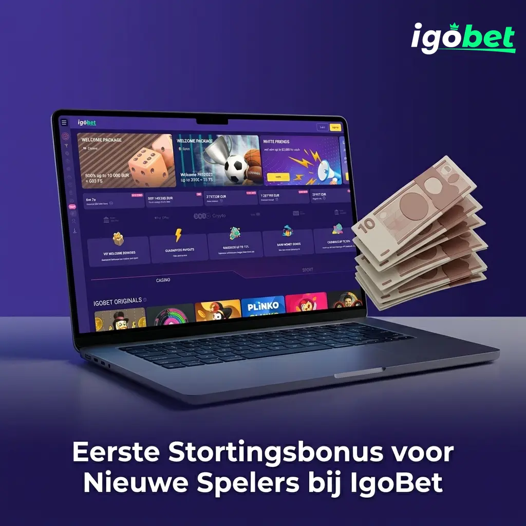 IgoBet welkomstbonus: gratis weddenschap €300 voor sport en 600% casinobonus tot €10.000 + 800 spins