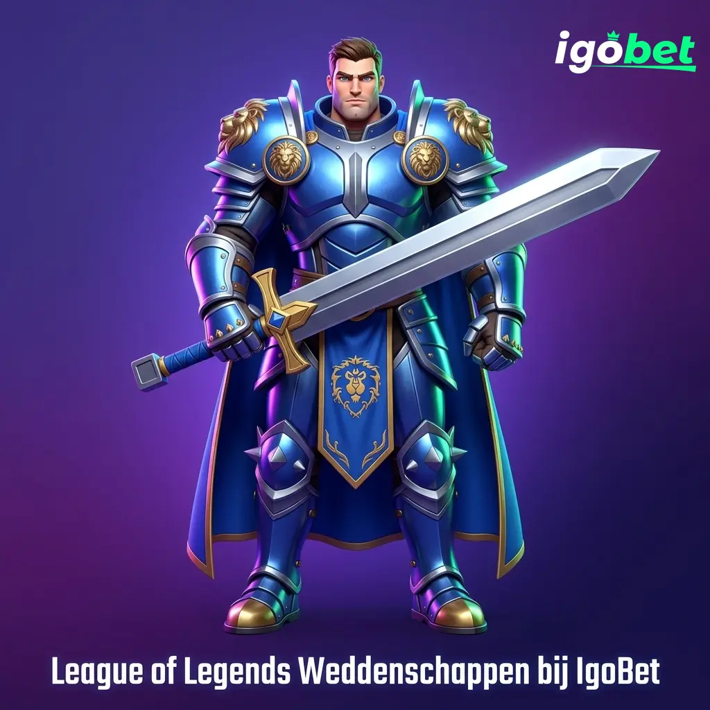 League of Legends weddenschappen bij IgoBet op grote competities zoals LoL World Championship en LEC