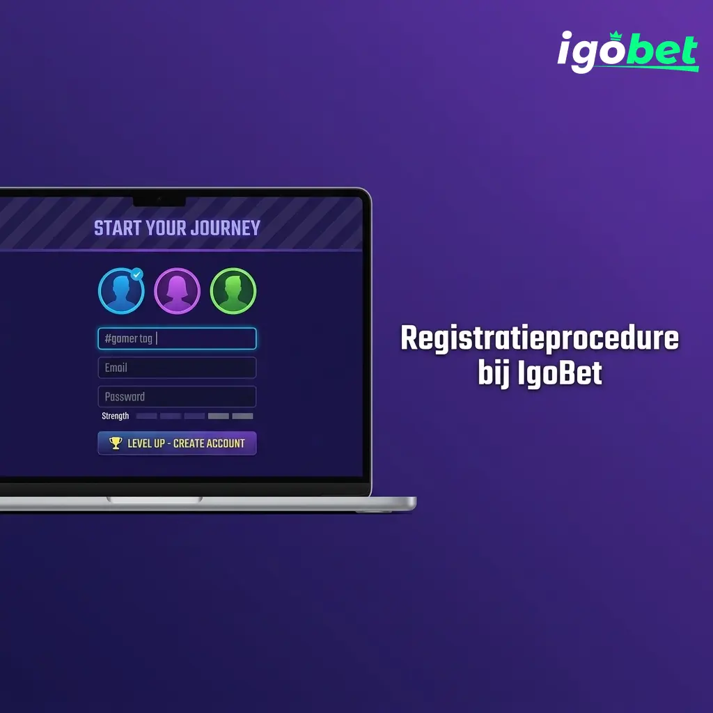 Stapsgewijze registratieprocedure bij IgoBet voor toegang tot casino en weddenschappen in Nederland