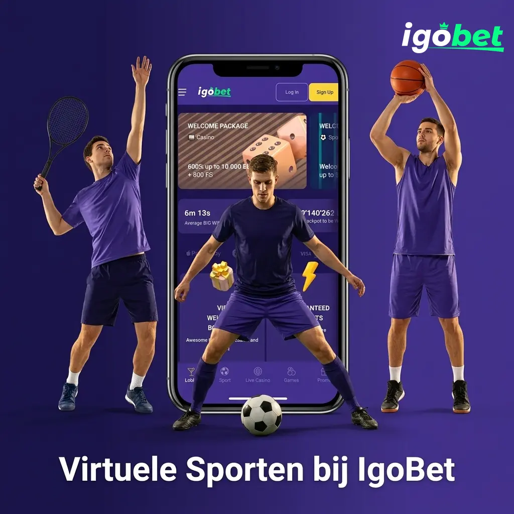 Virtuele sporten bij IgoBet: wed op gesimuleerd voetbal, paardensport, basketbal en motorsport in Nederland